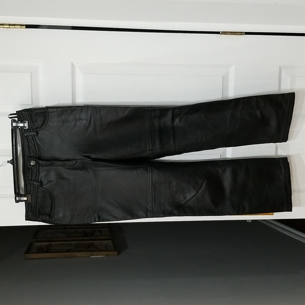RAMPAGE Soft Black Leather Pants